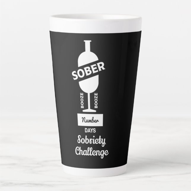 Sober AF Alkoholische Addictive Erholung Milchtasse (Vorderseite)