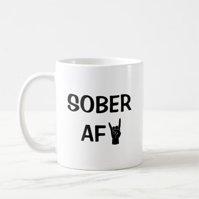 Sober AF Kaffeetasse (Links)