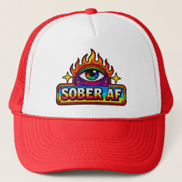 Sober AF - Trucker-Mütze Truckerkappe