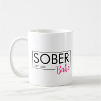 Sober Babe Est. Benutzerdefiniertes Datum