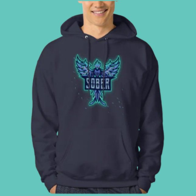 Sober Blue Hoodie (Von Creator hochgeladen)
