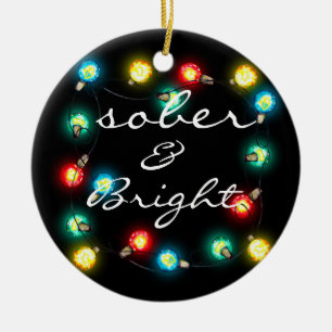 Sober Bright Ornament - Personalisiertes Sobriety
