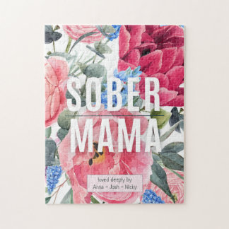 Sober Mama Loved By Puzzle