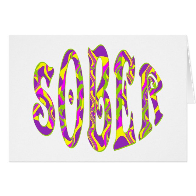 SOBER Retro 60's Art Psychedelic (Vorderseite (Horizontal))