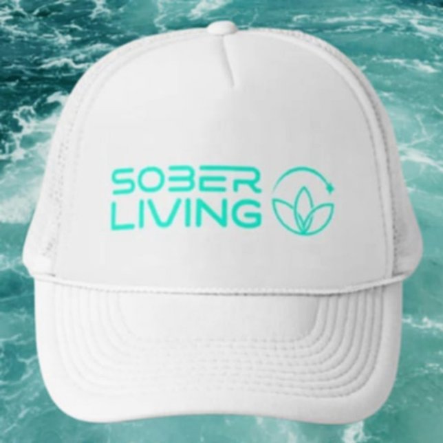 Sober & Shining - Lotus Power Trucker Hat Truckerkappe (Von Creator hochgeladen)