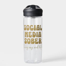 Sober Social Media Trinkflasche