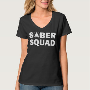 Sober Squad Nüchternes Jubiläum Genesung Enthalts T-Shirt