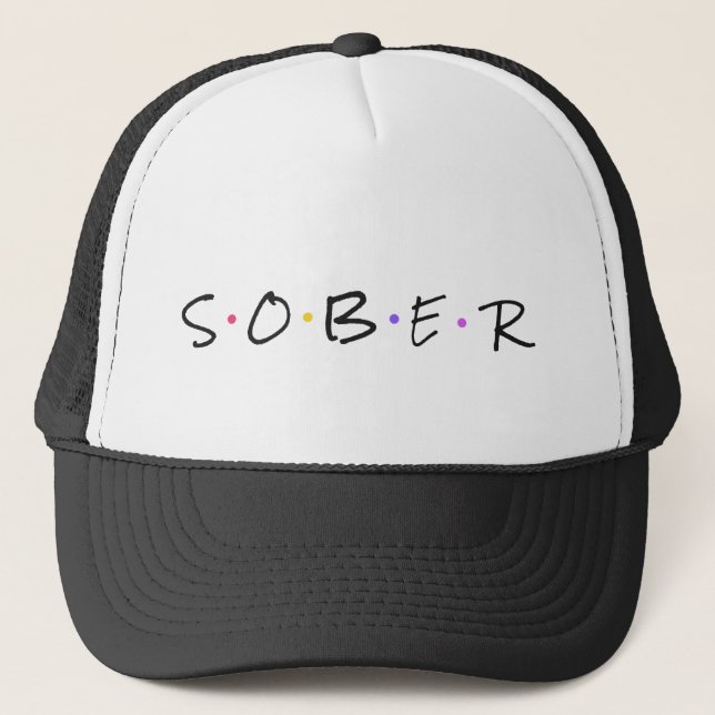 Sober Typografy Truckerkappe (Vorderseite)