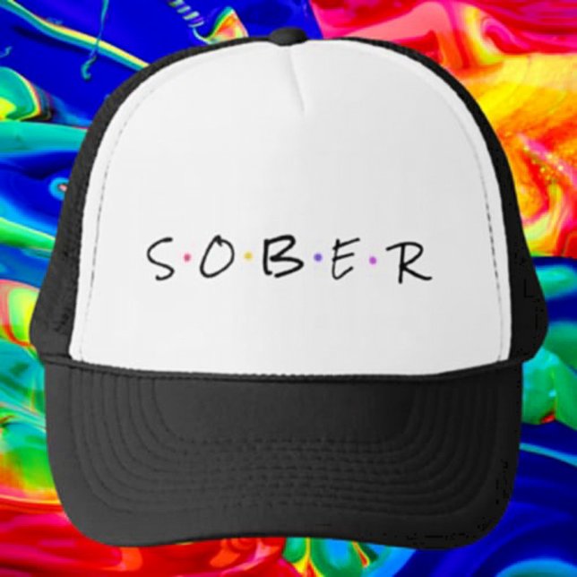 Sober Typografy Truckerkappe (Von Creator hochgeladen)