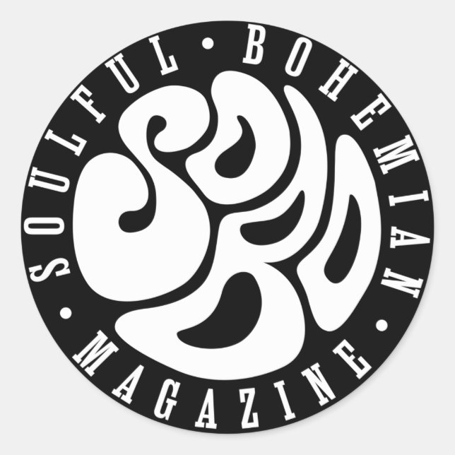 SOBO ORIGINAL-LOGO-Kopie Runder Aufkleber (Vorderseite)