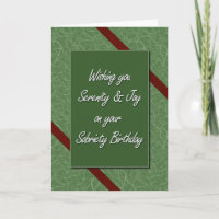 Sobriety Geburtstag