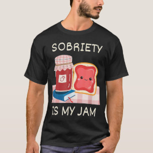 Sobriety ist mein Jam Erholung Jubiläum Puzzle OM  T-Shirt