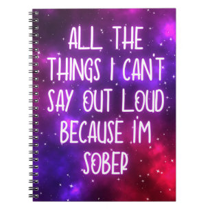 Sobriety Journal Notizblock