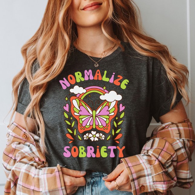 Sobriety normalize | Sober Life | Adoption Rehab T-Shirt (Von Creator hochgeladen)