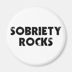 Sobriety Rocks Magnet