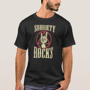 Sobriety Steine in der Erholung Symbol Inspiration T-Shirt