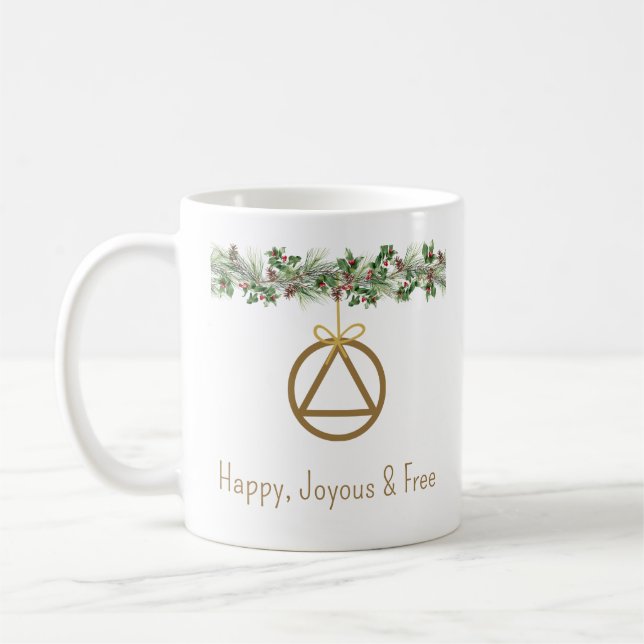 Sobriety Weihnachtsname Tasse (Links)