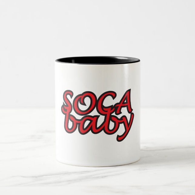 Soca Baby Zweifarbige Tasse (Mittel)