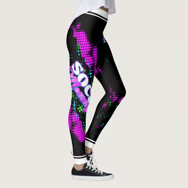 Soca Mommy / Wie ein Boss Leggings (Rechts)