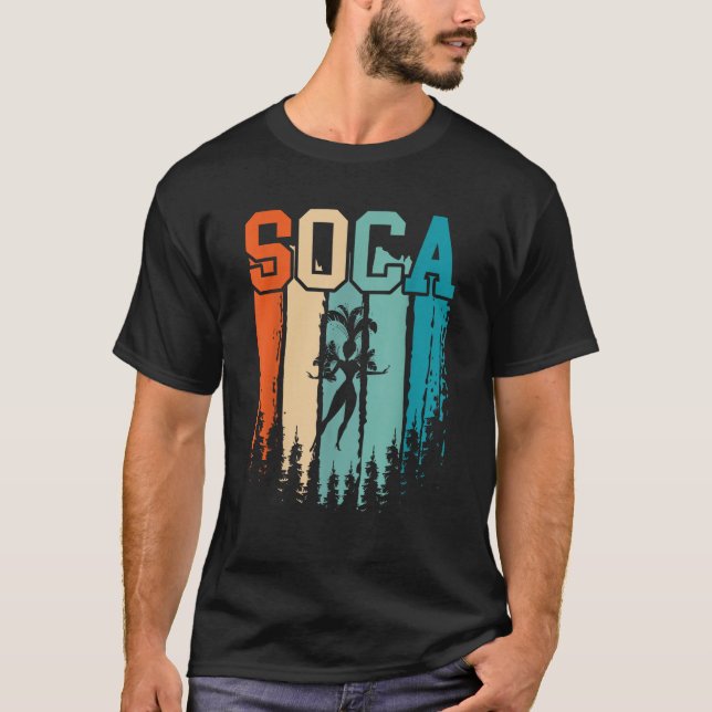 Soca Retro Vintag T-Shirt (Vorderseite)