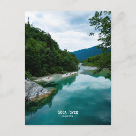 Soca River, Slowenien Postkarte