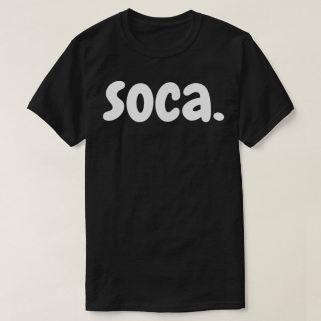SOCA Trinidad and Tobago Funny Slang Pride Flag Pr T-Shirt (Design vorne)