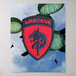 SOCAFRICA Special Ops Africa Patch drucken Poster