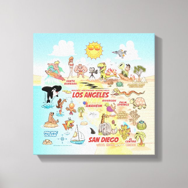Socal Canvas Print Leinwanddruck (Vorderseite)