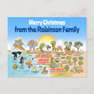 SoCal Custom Christmas Postkarte