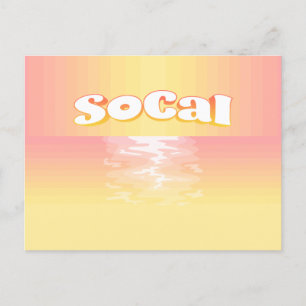 SoCal-Einstellung Postkarte