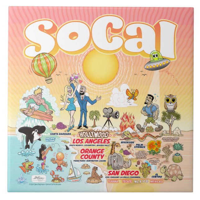 SoCal Fliese (Vorderseite)