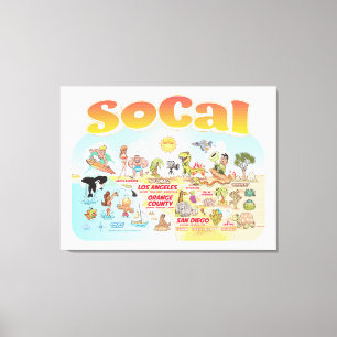 SoCal Leinwanddruck