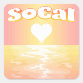 SoCal Liebe Square Sticker