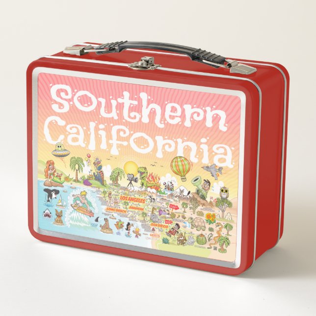 SoCal Metall Brotdose (Vorderseite)