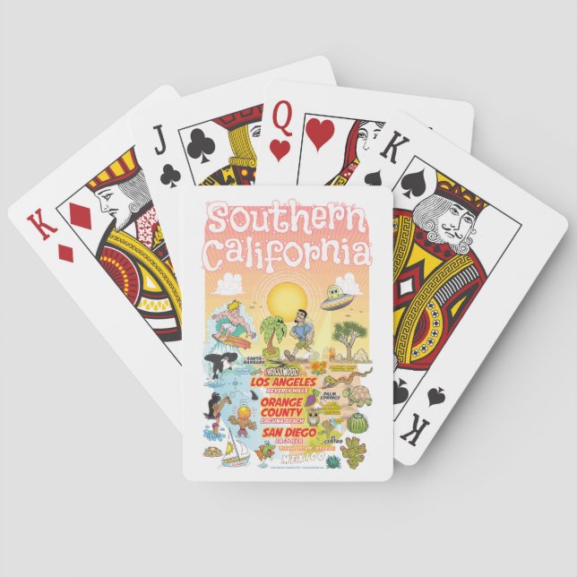 SoCal-Paradies Spielkarten (Rückseite)