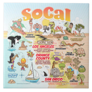 SoCal Scene Keramik Tile Fliese