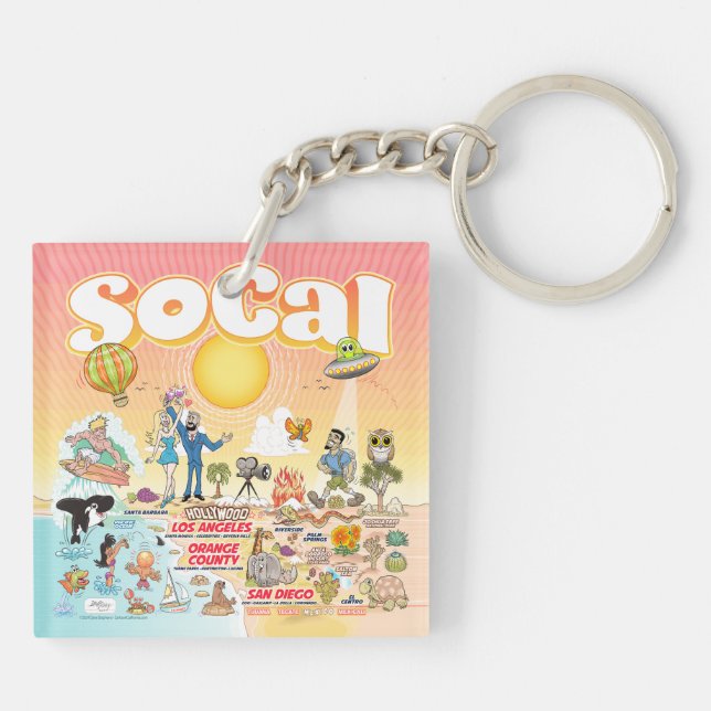 SoCal Schlüsselanhänger (Rückseite)