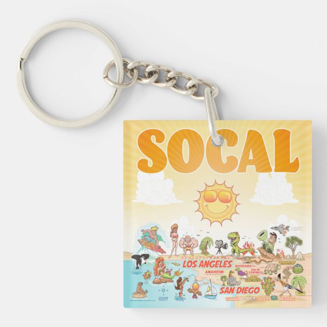 SoCal Schlüsselanhänger (Vorderseite)