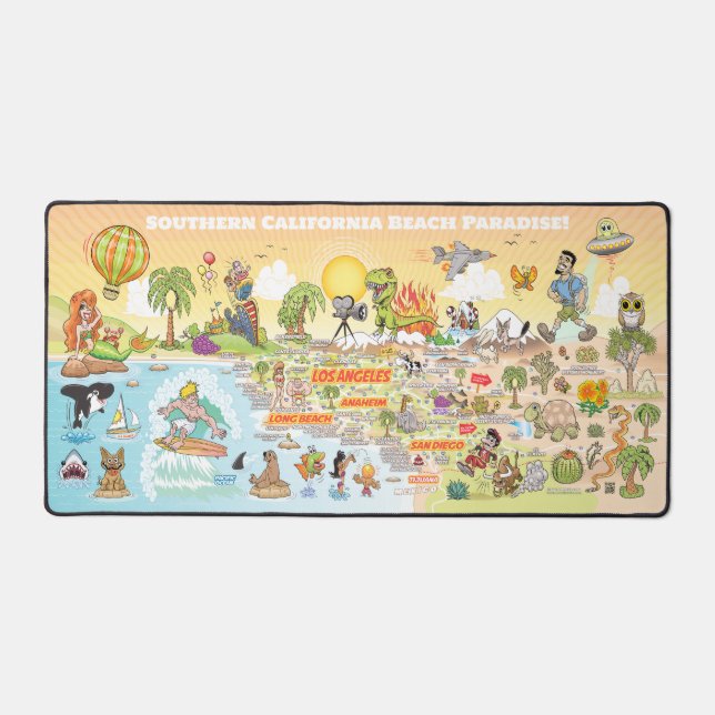 SoCal Schreibtischunterlage (Vorderseite)