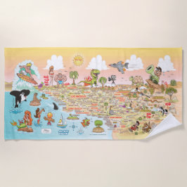 SoCal Sunset Beach Blanket Strandtuch