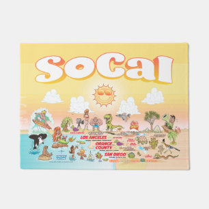 SoCal Sunset Fußmatte