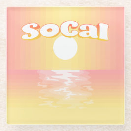 SoCal Sunset Glasuntersetzer