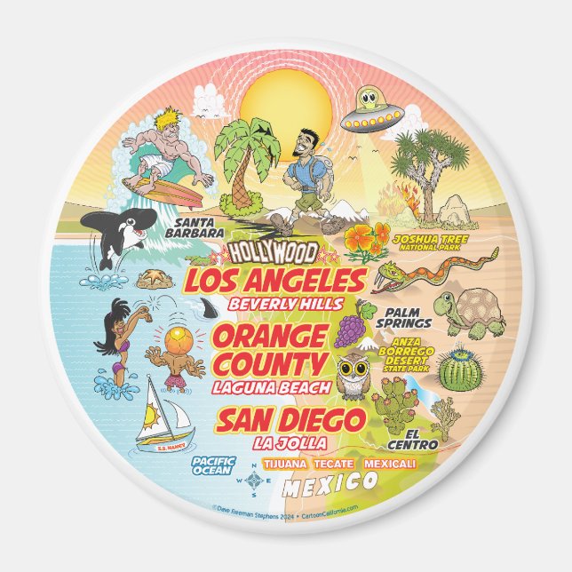 SoCal Sunset Magnet (Vorne)