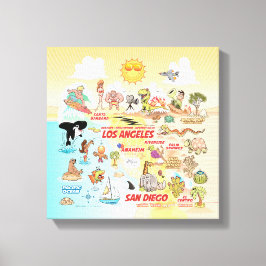 Socal Sunshine Leinwanddruck