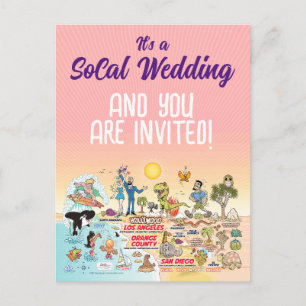 SoCal Wedding Einladung