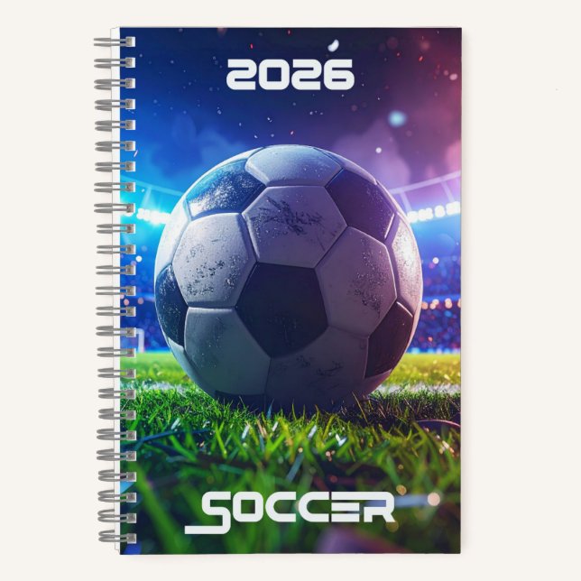 SOCCER 2026 - NOTIZBUCH (Vorderseite)