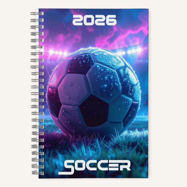 SOCCER 2026 - NOTIZBUCH (Vorderseite)