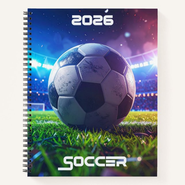 SOCCER 2026 - NOTIZBUCH (Vorderseite)
