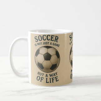 Soccer a way of life! kaffeetasse