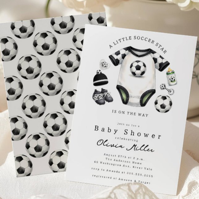 Soccer Baby Shower Invitation Einladung (Von Creator hochgeladen)